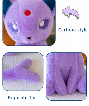 Pokemon Big Size Espeon Plush Sitting Pose (30cm / 40cm / 50cm / 70cm)