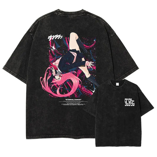 Dandadan Aira Shiratori Shirt Vintage Oversized Style Anime Shirt