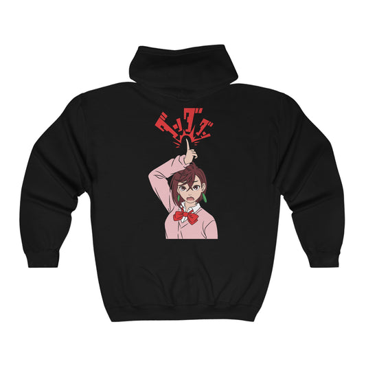 Dandadan Momo Ayase Hoodie Custom Anime Zip Hoodie Graphic