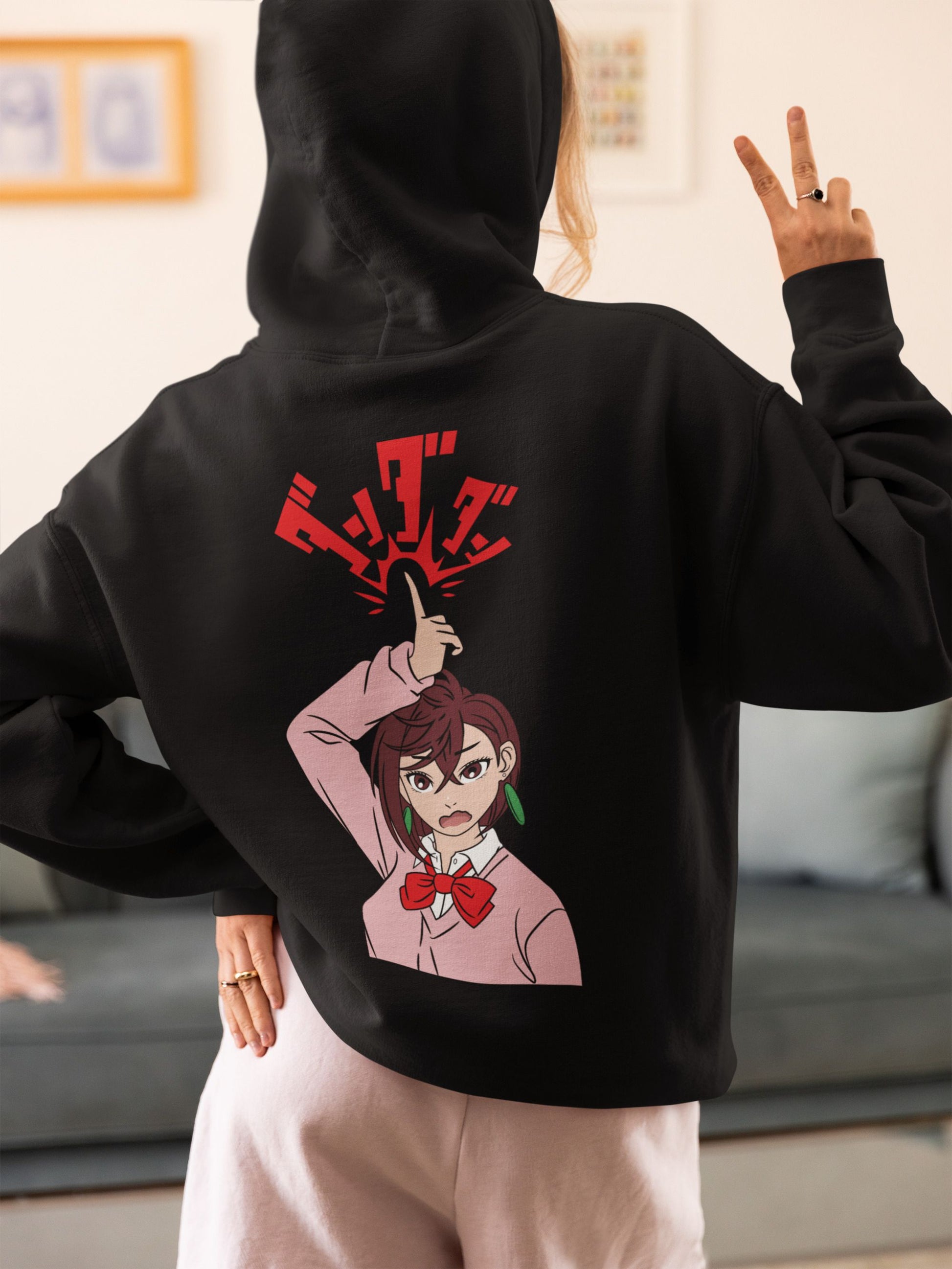 Dandadan Momo Ayase Hoodie Custom Anime Zip Hoodie Graphic