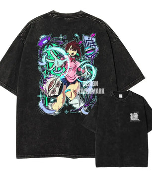 Dandadan Momo Ayase Shirt Vintage Oversized Style Anime Shirt