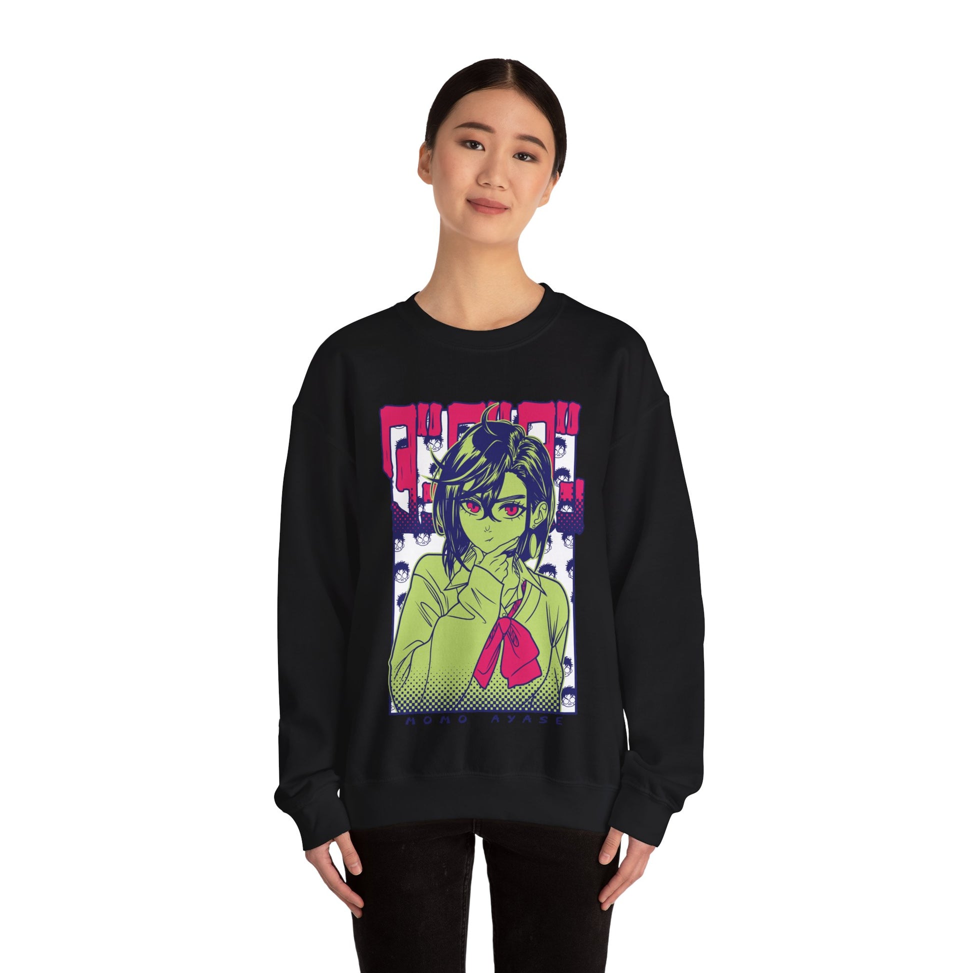 Dandadan Momo Ayase Sweatshirt Unisex Custom Anime Sweatshirt