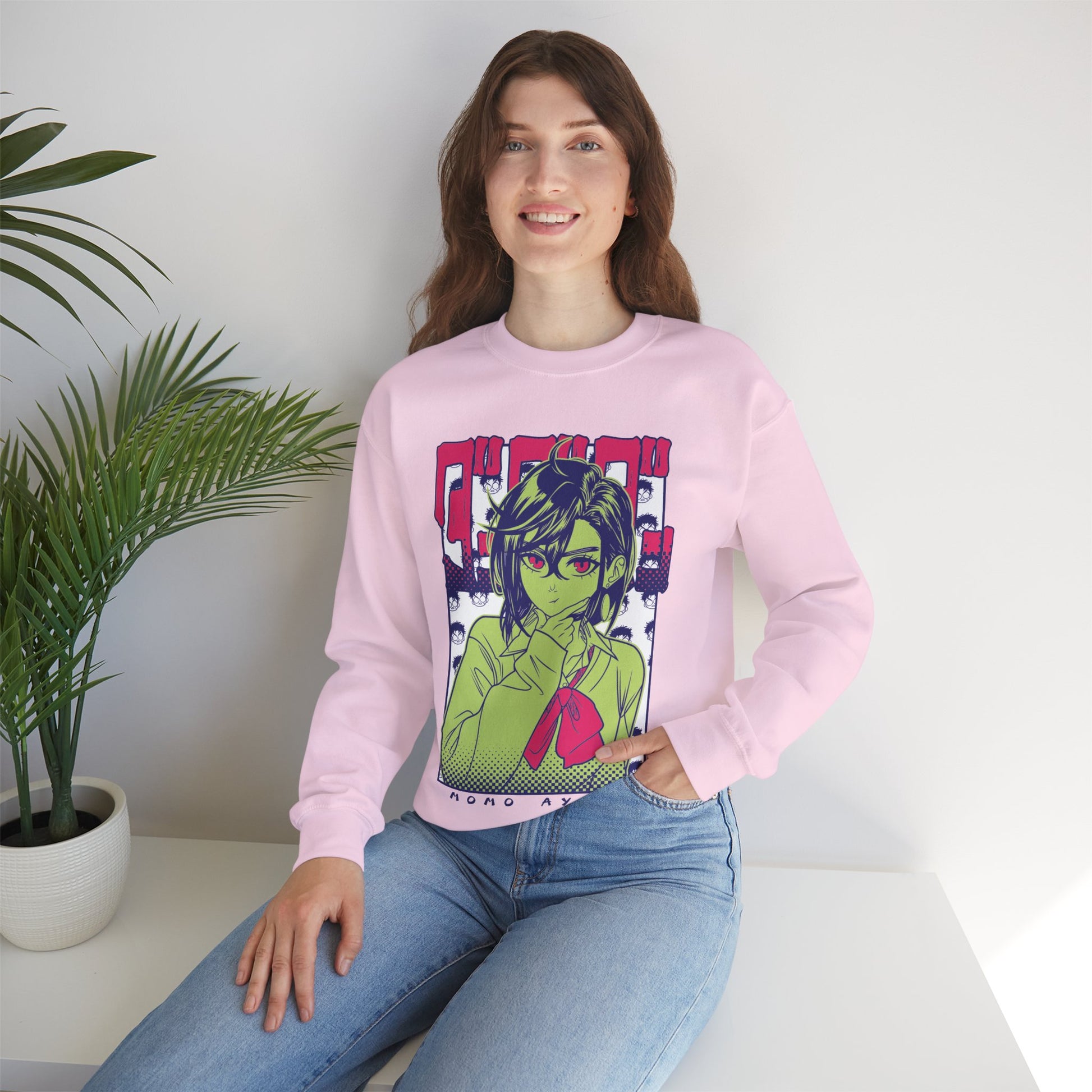 Dandadan Momo Ayase Sweatshirt Unisex Custom Anime Sweatshirt