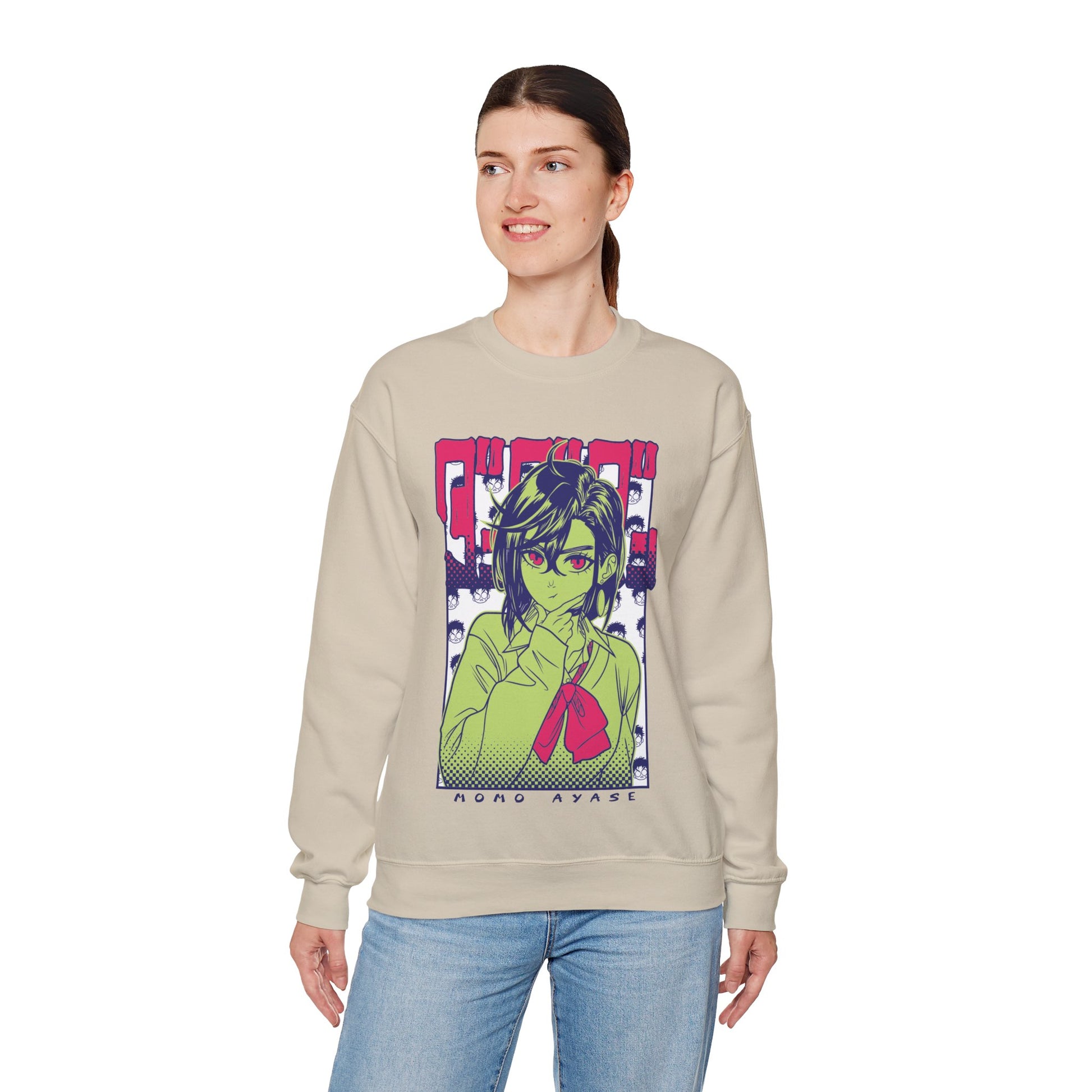 Dandadan Momo Ayase Sweatshirt Unisex Custom Anime Sweatshirt