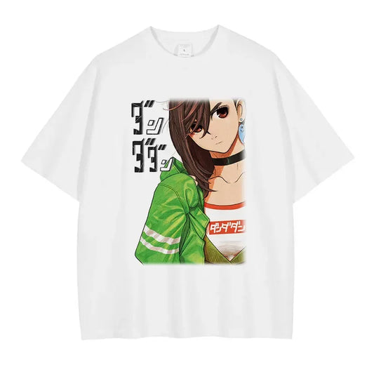 Dandadan Momo Shirt Oversized Style Anime Shirt