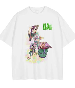Dandadan Momo Shirt Vintage Oversized Style Anime Shirt