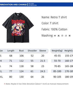 Dandadan Momo Shirt Vintage Oversized Style Anime Shirt
