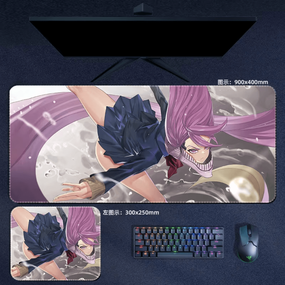 Dandadan Mouse Pad - Large Aira Shiratori Anime Mouse Pad Accessory