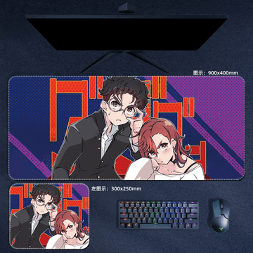 Dandadan Mouse Pad - Large Momo and Okuran Anime Mouse Pad Accessory