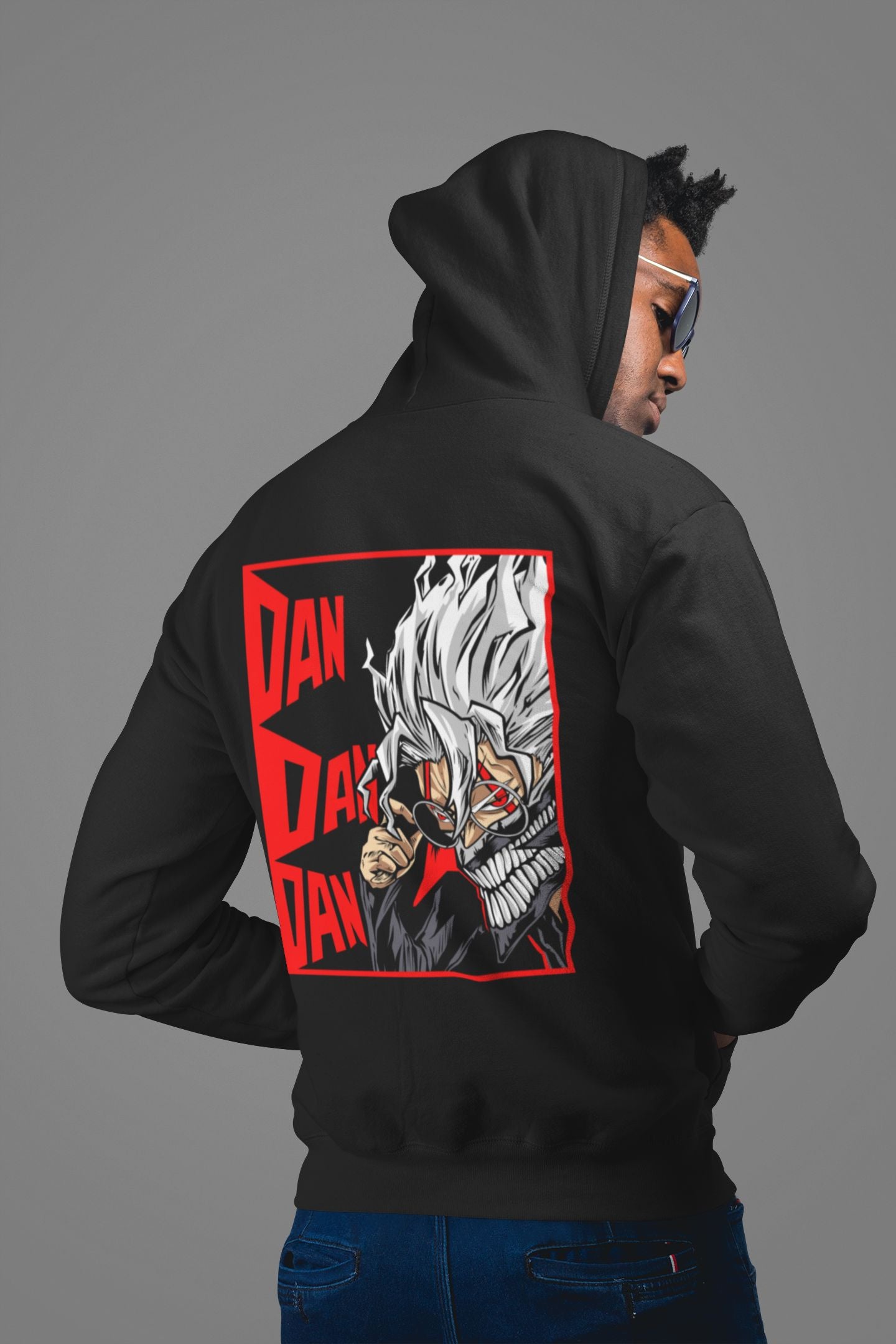 Dandadan Okarun Hoodie Custom Graphic Anime Zip Hoodie