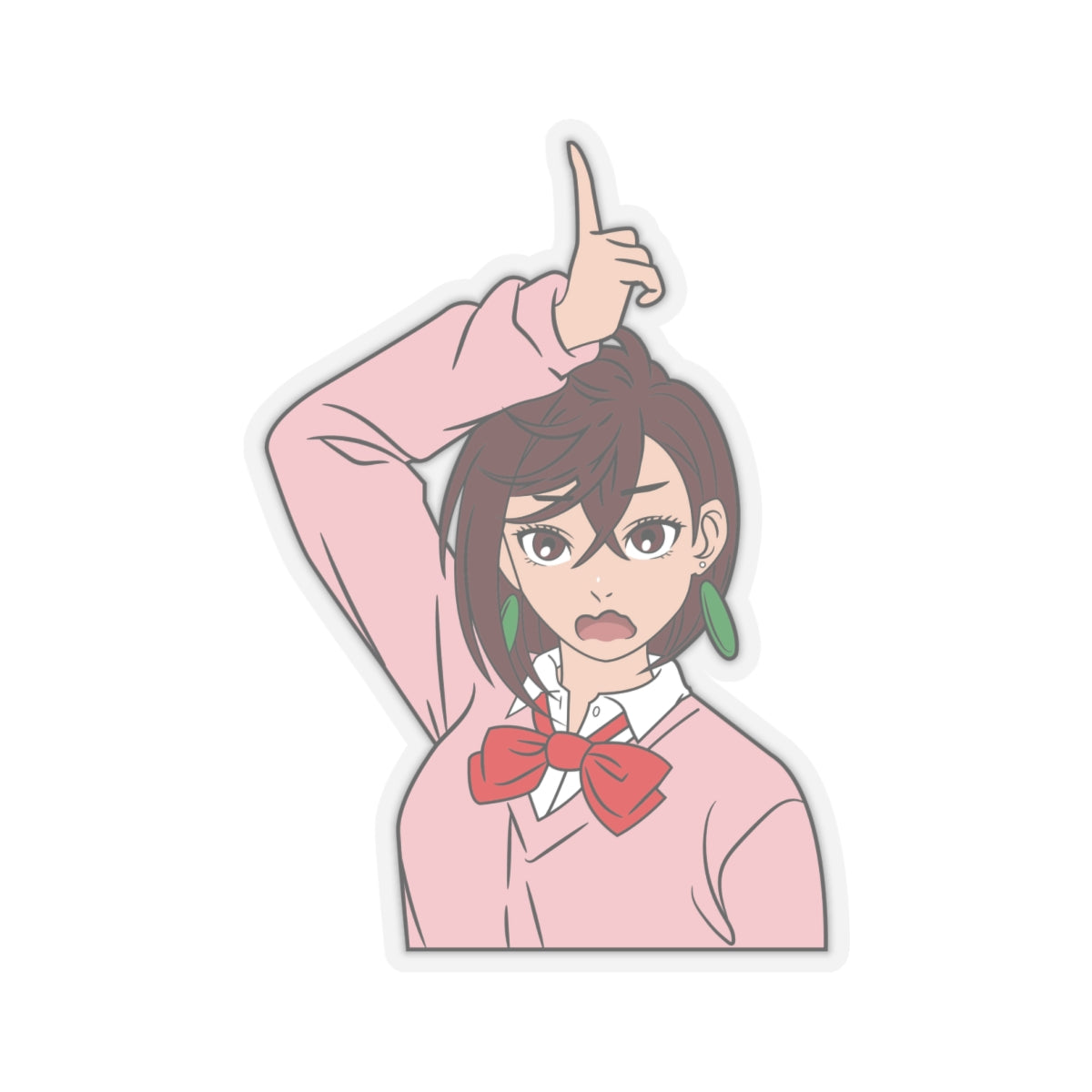 Dandadan Sticker Anime Decals Momo Ayase Sticker