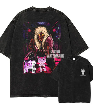 Dandadan Turbo Granny Shirt Vintage Oversized Style Anime Shirt