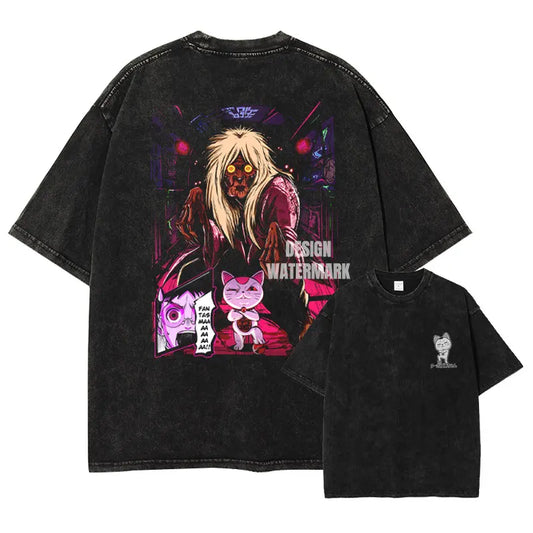Dandadan Turbo Granny Shirt Vintage Oversized Style Anime Shirt