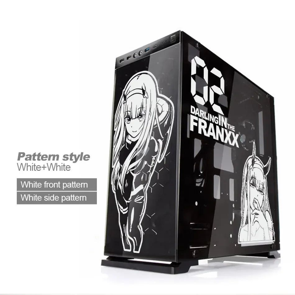 Darling In The Franxx 02 Anime Sticker Decals For PC Case