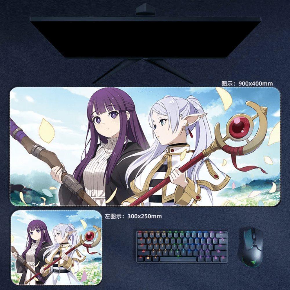 Frieren Beyond Journey's End Mouse Pad Fern and Frieren Mouse Pad