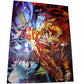 Demon Slayer Anime Rengoku and Akaza 3D Anime Poster Wall Art
