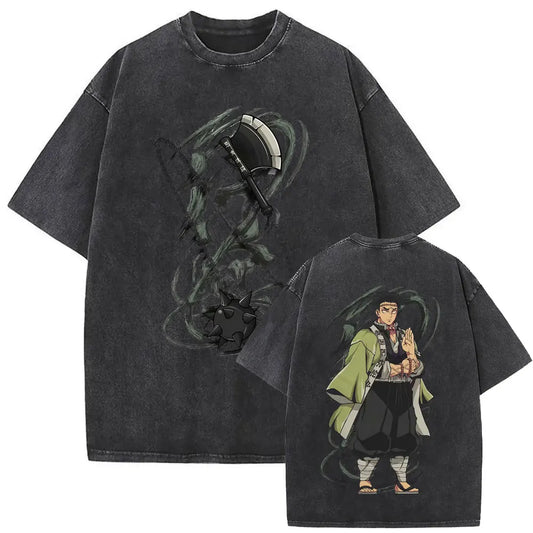 Demon Slayer Gyomei Shirt Vintage Oversized Style Anime Shirt