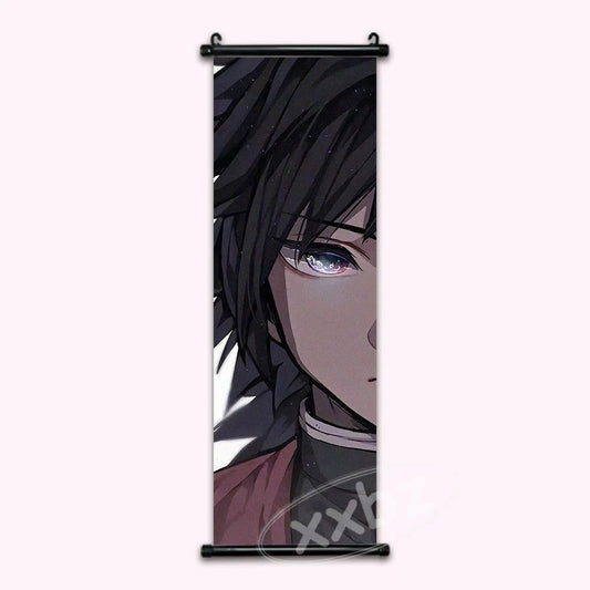 Demon Slayer Hashira Giyu Tomioka Anime Poster Canvas Scroll