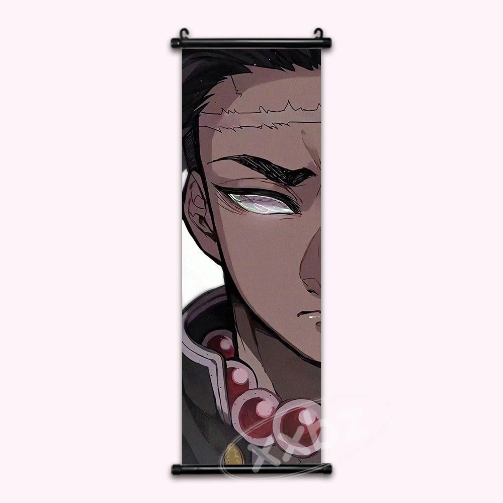 Demon Slayer Hashira Gyomei Himejima Anime Poster Canvas Scroll