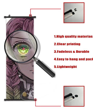 Demon Slayer Hashira Muichiro Tokito Anime Poster Canvas Scroll