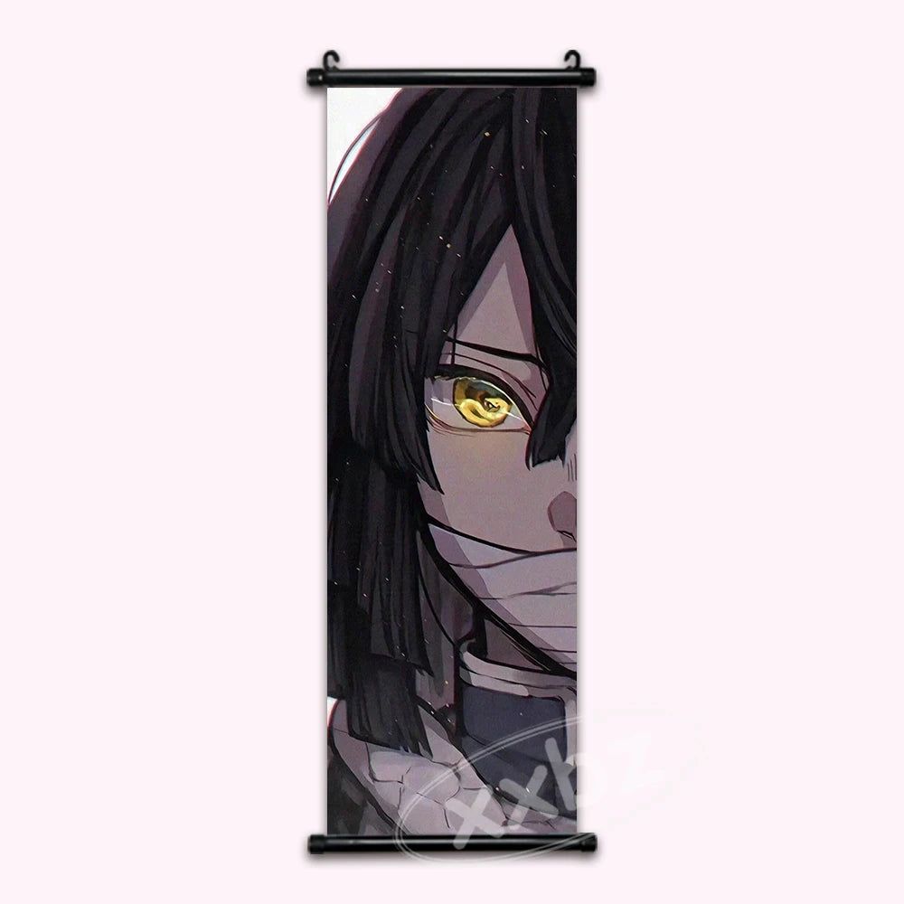 Demon Slayer Hashira Obanai Iguro Anime Poster Canvas Scroll