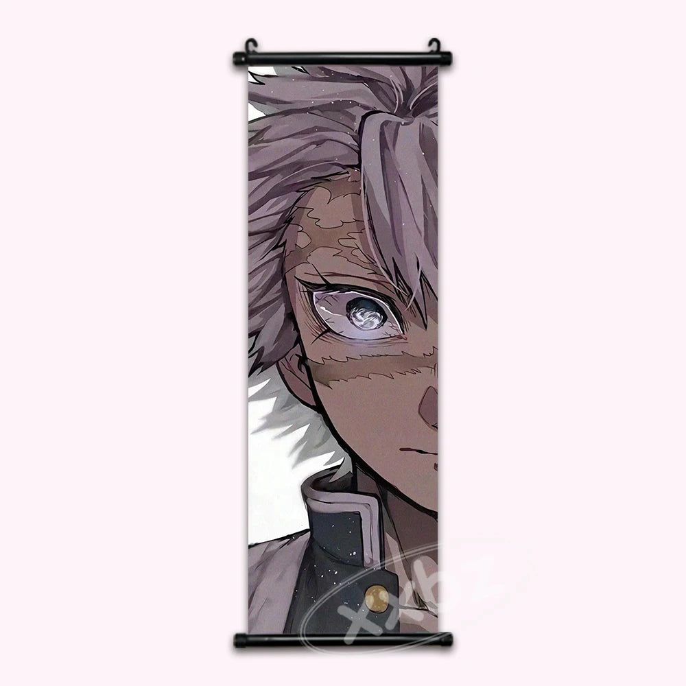 Demon Slayer Hashira Sanemi Shinazugawa Anime Poster Canvas Scroll