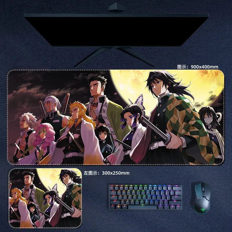 Demon Slayer Hashiras Mouse Pad Anime Desk Mat