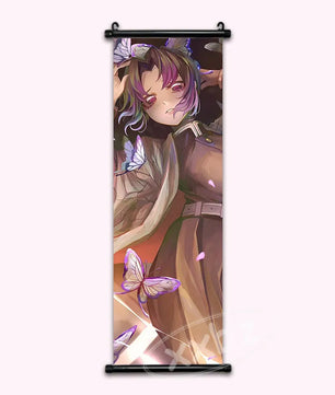 Demon Slayer Insect Hashira Shonibu Kocho Anime Poster Paint Style