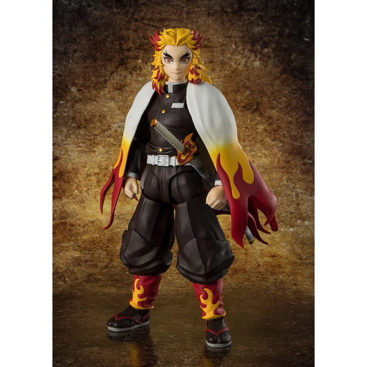 Demon Slayer: Kimetsu No Yaiba Kyojuro Rengoku S.H.Figuarts Action Figure