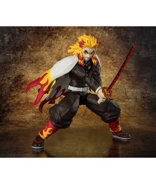Demon Slayer: Kimetsu No Yaiba Kyojuro Rengoku S.H.Figuarts Action Figure