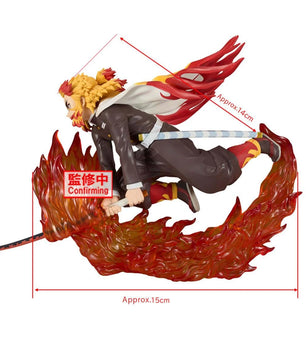 (PREORDER) Demon Slayer: Kimetsu no Yaiba Kyojuro Rengoku Vibration Stars Plus Statue