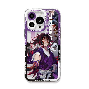 Demon Slayer Kokushibo Phone Case For Iphone 11-15 Pro Max