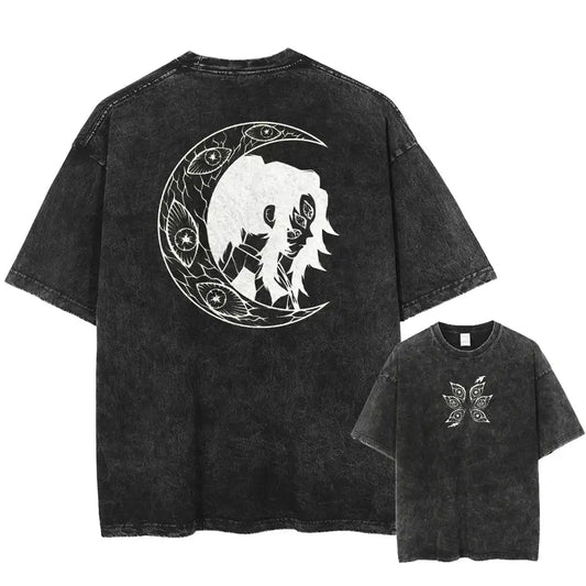 Demon Slayer Kokushibo Shirt Oversized Style Anime Shirt