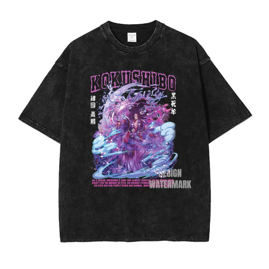 Demon Slayer Kokushibo Shirt Oversized Style Anime Shirt