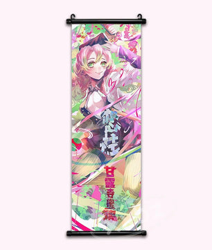 Demon Slayer Love Hashira Mitsuri Kanroji Anime Poster Paint Style