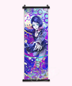 Demon Slayer Lower Rank Enmu Anime Poster Paint Style