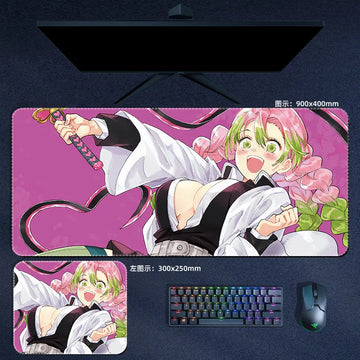 Demon Slayer Mitsuri Kanroji Mouse Pad Anime Desk Mat