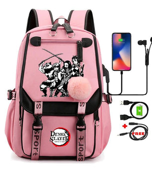 Demon Slayer Nezuko Backpack Anime Bookbag