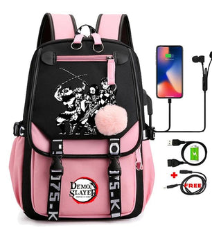 Demon Slayer Nezuko Backpack Anime Bookbag