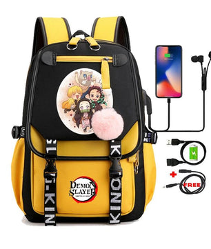 Demon Slayer Nezuko Backpack Anime Bookbag