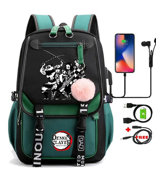 Demon Slayer Nezuko Backpack Anime Bookbag