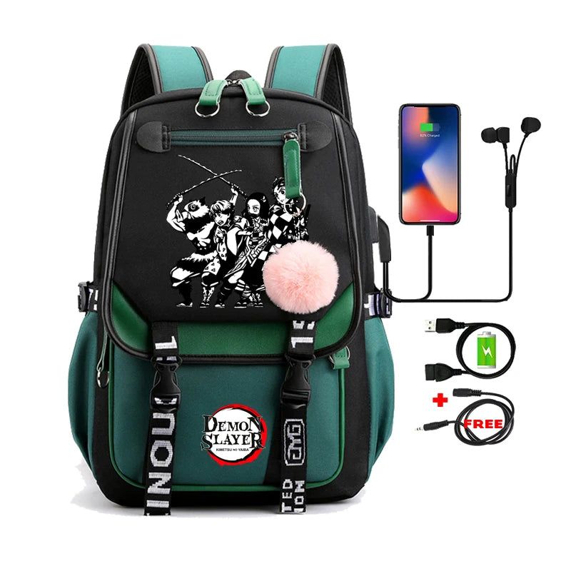 Demon Slayer Nezuko Backpack Anime Bookbag