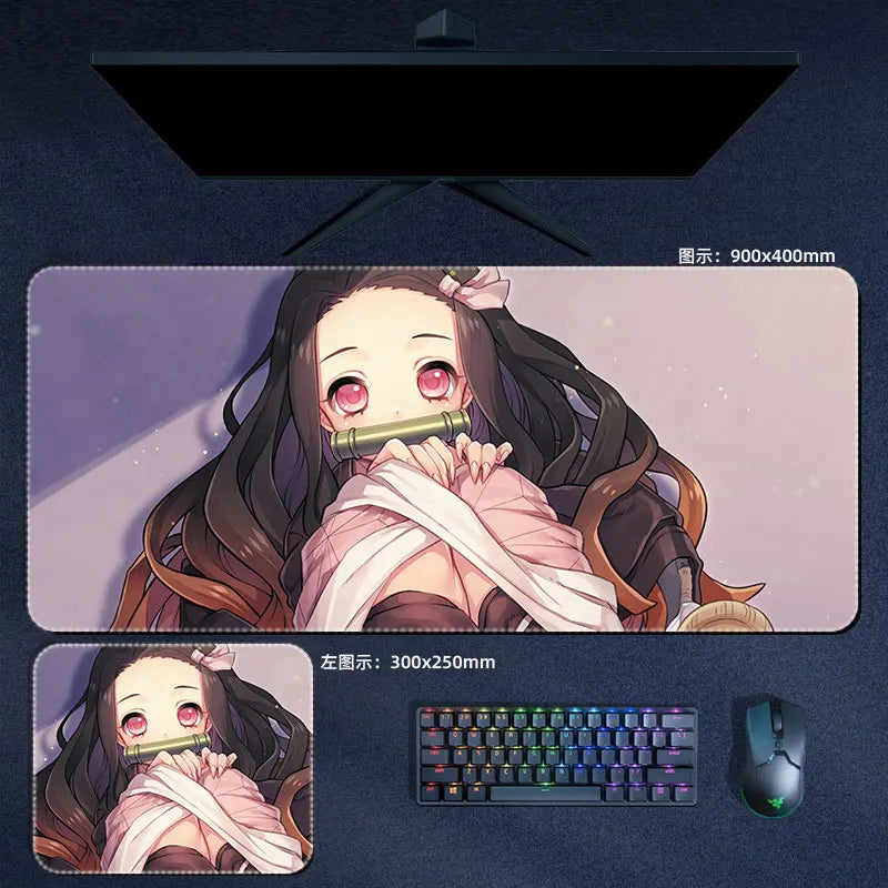 Demon Slayer Nezuko Mouse Pad Anime Desk Mat