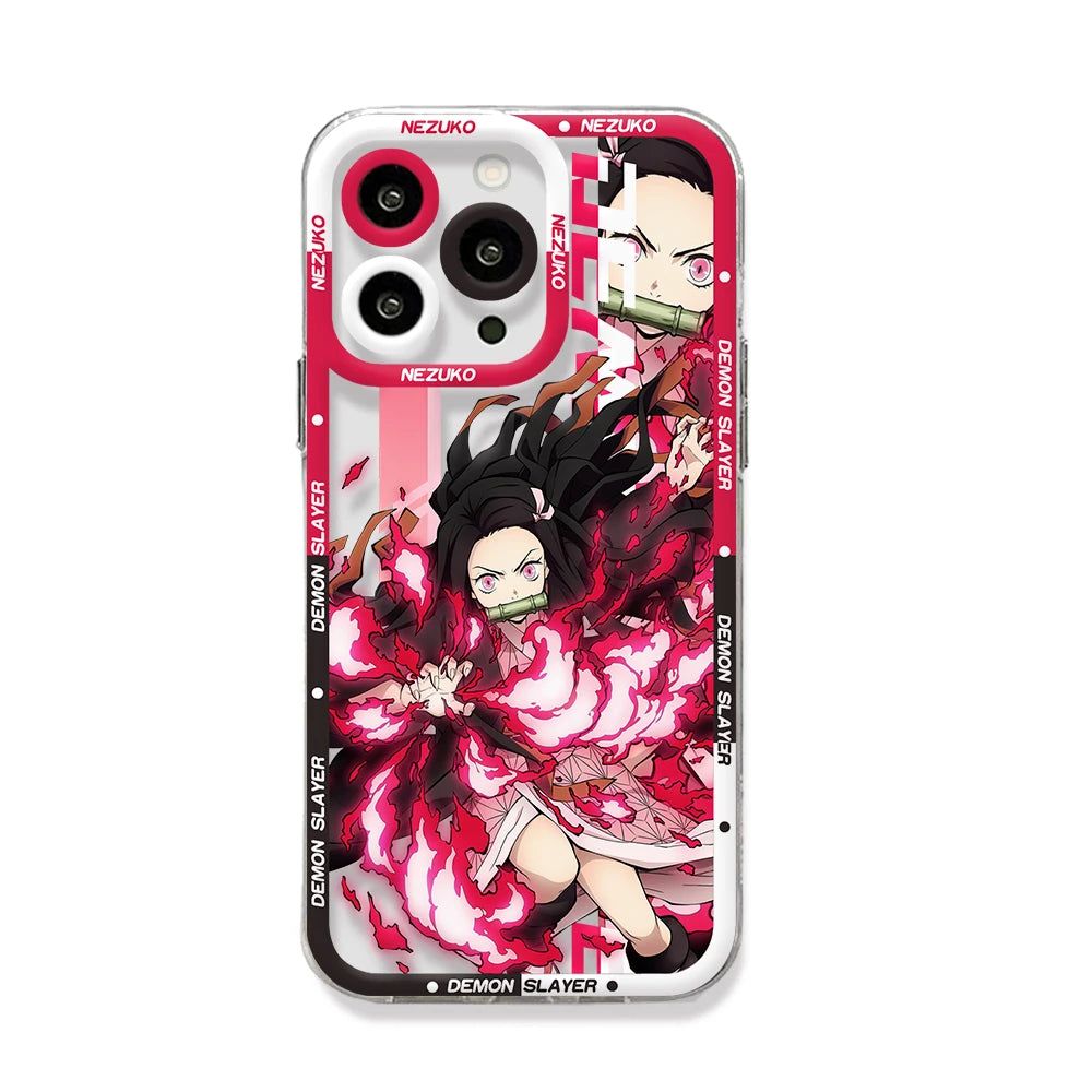 Demon Slayer Nezuko Phone Case For Iphone 11-15 Pro Max