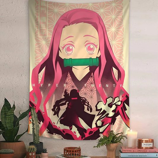 Demon Slayer Nezuko Tapestry - Versatile Anime Home Decor
