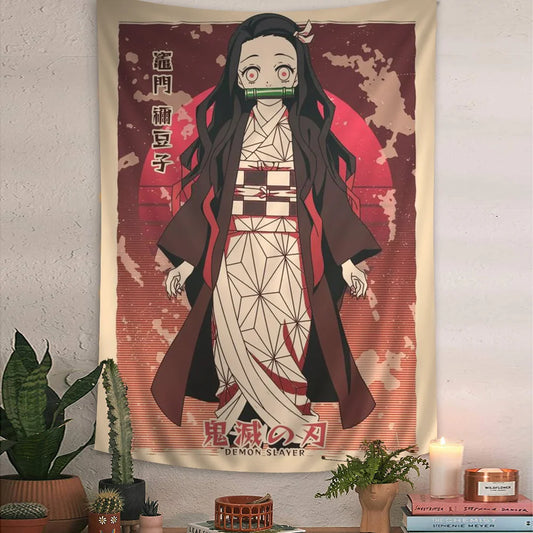 Demon Slayer Nezuko Tapestry - Versatile Anime Home Decor