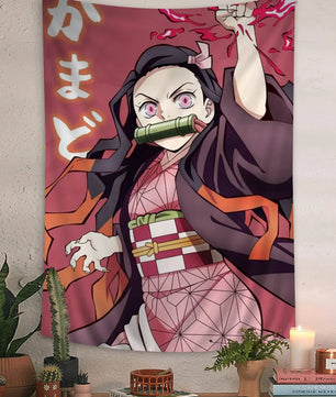 Demon Slayer Nezuko Tapestry - Versatile Anime Home Decor