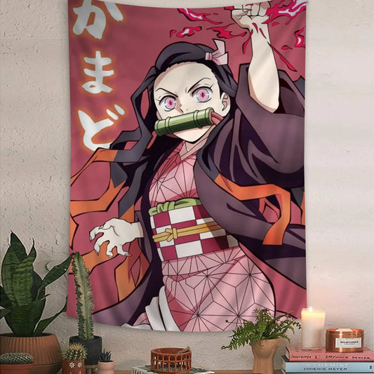 Demon Slayer Nezuko Tapestry - Versatile Anime Home Decor