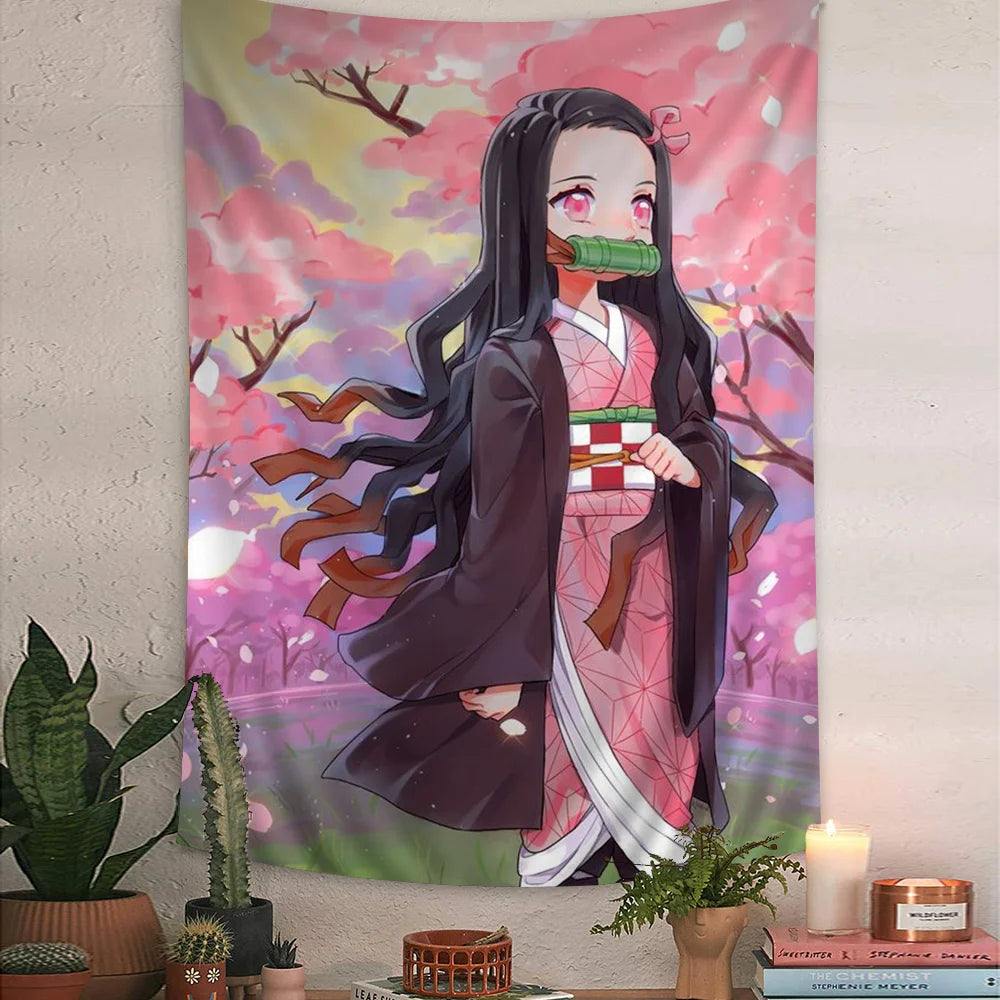 Demon Slayer Nezuko Tapestry - Versatile Anime Home Decor