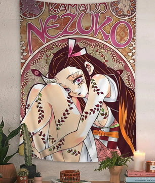 Demon Slayer Nezuko Tapestry - Versatile Anime Home Decor